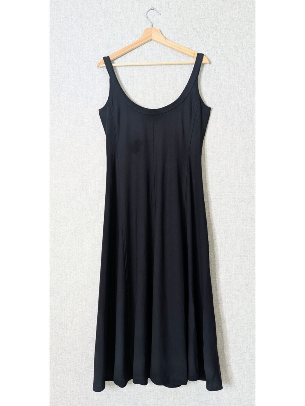 Vintage 90s union made minimalist midi swing dress - Picture 3 of 8